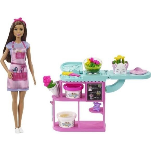 Barbie You Can Be Anything Florist Brunette Doll and Playset (#8833) - Picture 7 of 10